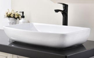 rectangular sink