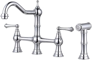 bridge kitchen faucet types