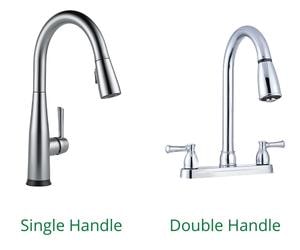 hard water faucet handle