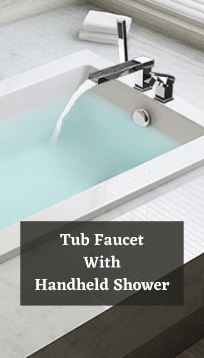 tub faucet with handheld shower review