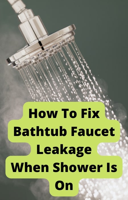 How To Fix a Bathtub Faucet That Leaks Only When Shower Is On?