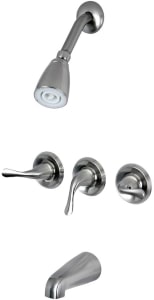 Kingston KB2238YL 3 Handle Tub and Shower Tap