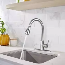 kitchen touchless faucet water flow rate