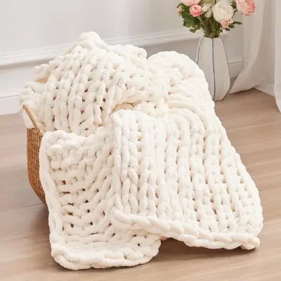 Knit Throw Blanket