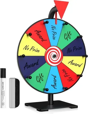 Dry Erase Spinning Prize Wheel