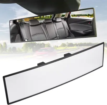 Convex Rear View Mirror To Reduce Blind Spots